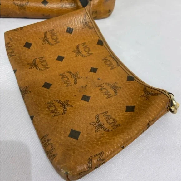 MCM Tan Leather Tote Bag - Picture 9 of 15